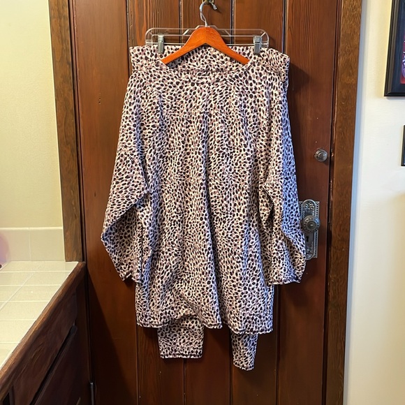 NWOT Sleep by Cacique Waffle Weave Sleep Set Pajamas Size 22-24 - Picture 6 of 6